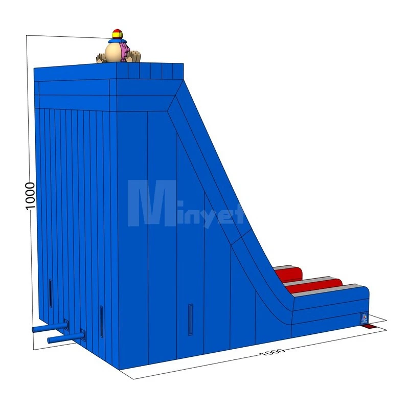 Commercial Inflatable Bounce House With Water Slide factory